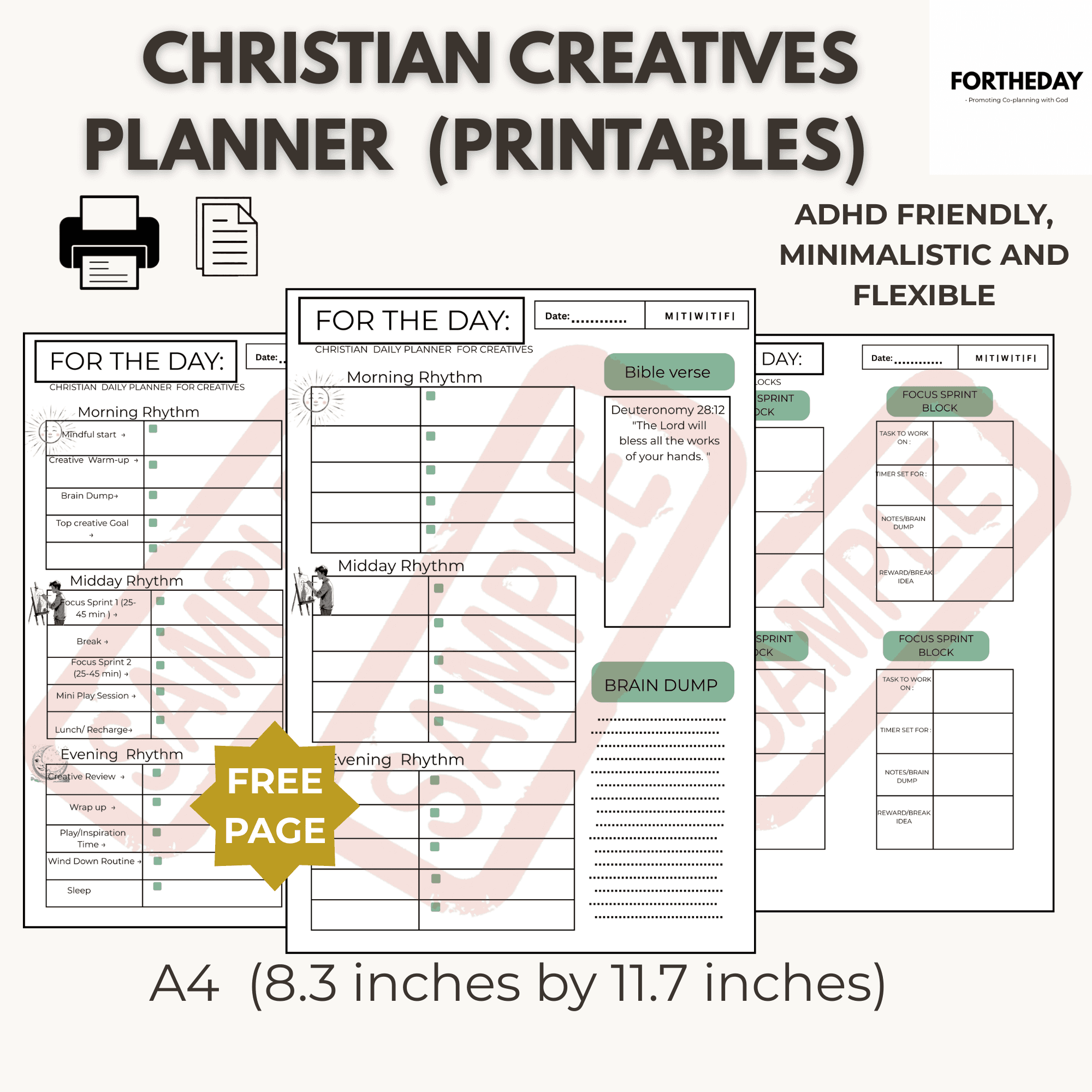 FORTHEDAY CREATIVES PLANNER